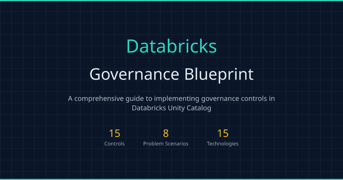 Databricks Governance Blueprint